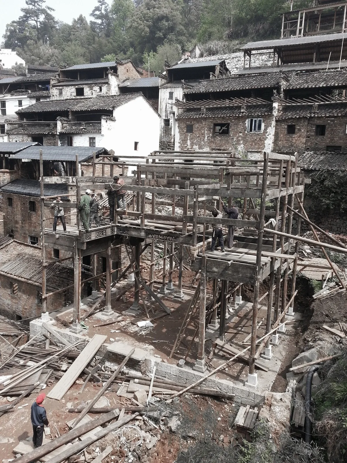BIM建筑|村庄文化：一砖一瓦，寻回乡愁，婺源篁岭营造记 / 婺源县村庄文化传媒有限公司