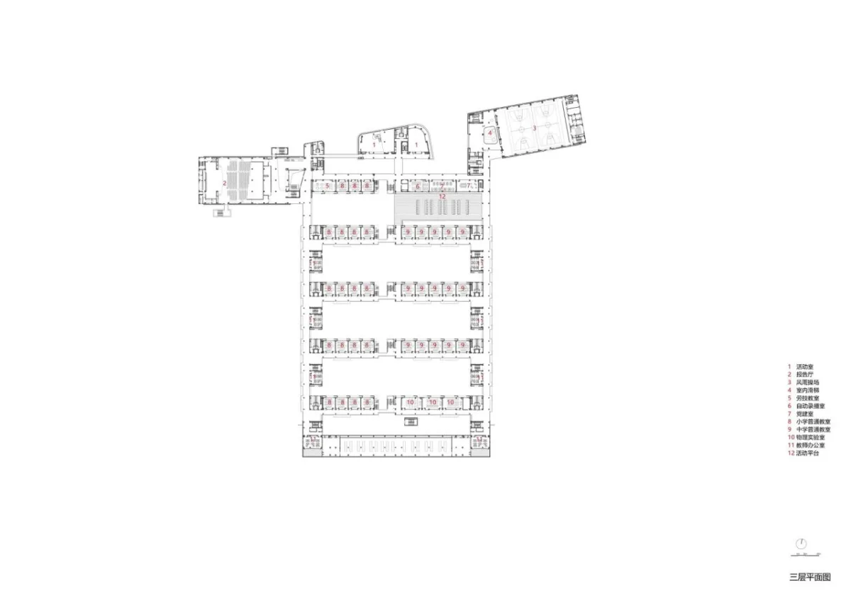 BIM建筑|苏州大学高邮实验学校 / 九城都市建筑