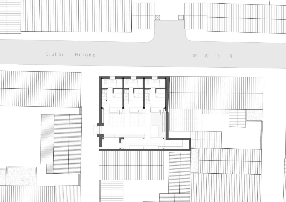 BIM建筑|刘海胡同：合院民宿 / 王维仁建筑设计研究室