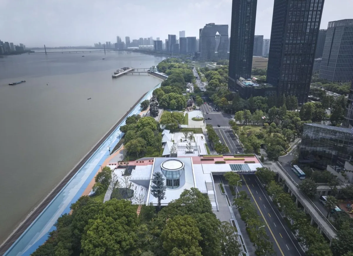 BIM建筑|杭州滨江公共空间·涧石驿与停云驿 / 同济原作设计工作室
