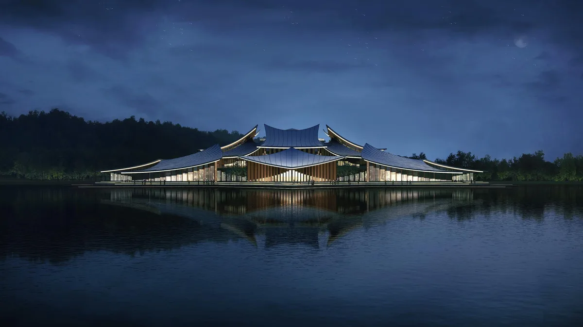 BIM建筑|天府水上会议中心 / MARS Studio 星球建筑事务所