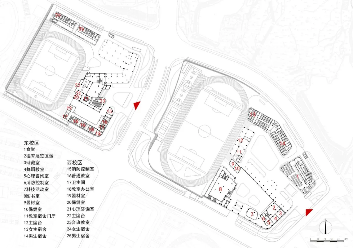 BIM建筑|在山边眺望云朵:云南省玉溪弘玉中学设计记 / 思序产教融合研究中心