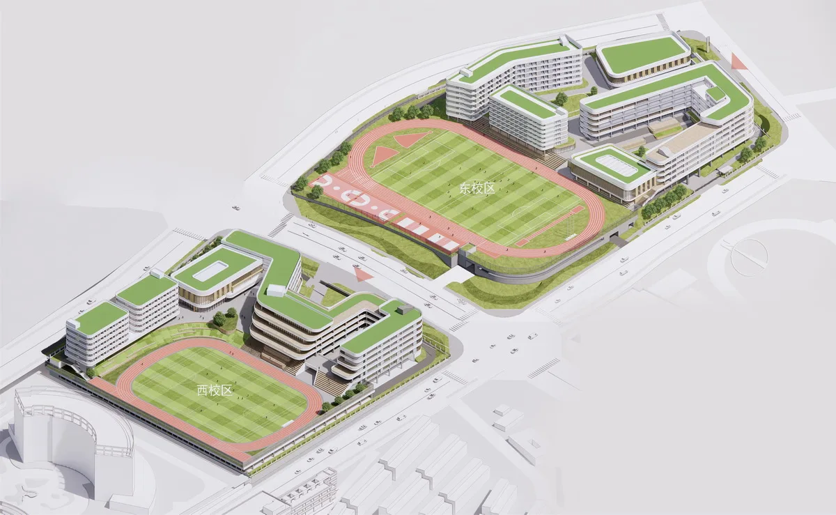 BIM建筑|在山边眺望云朵:云南省玉溪弘玉中学设计记 / 思序产教融合研究中心