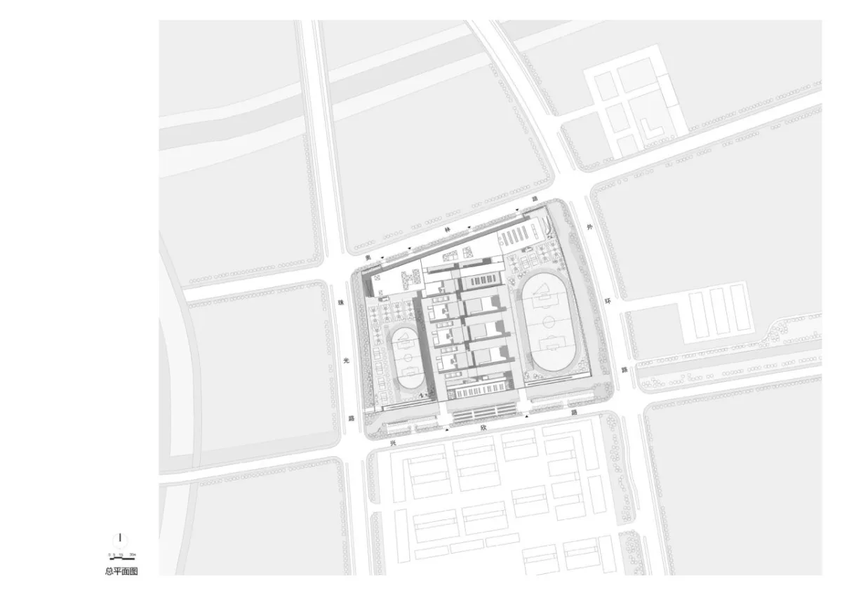 BIM建筑|苏州大学高邮实验学校 / 九城都市建筑