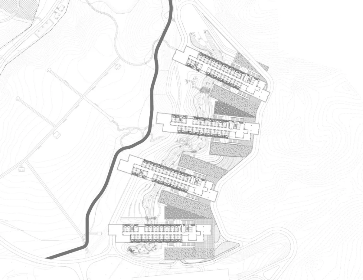 BIM建筑|景德镇艺术职业大学山谷学生公寓 / 清华大学建筑设计研究院