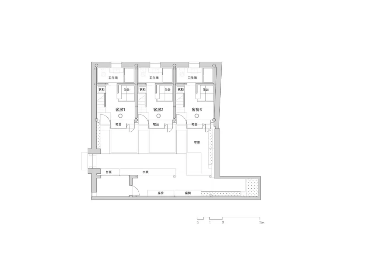 BIM建筑|刘海胡同：合院民宿 / 王维仁建筑设计研究室
