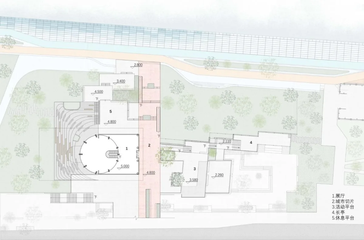 BIM建筑|杭州滨江公共空间·涧石驿与停云驿 / 同济原作设计工作室