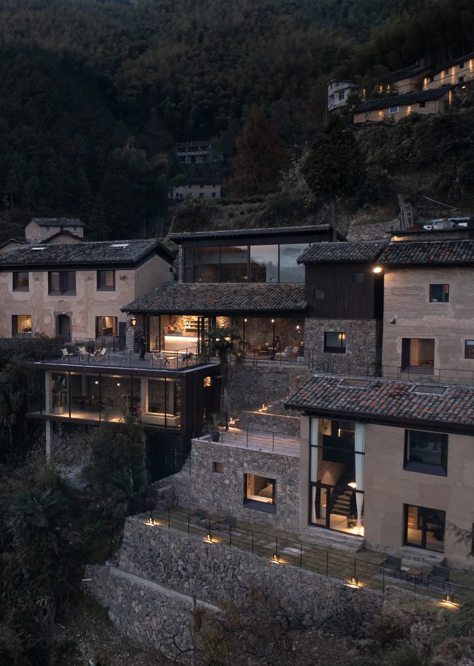BIM建筑|崖居古村的新生：松阳•飞蔦集二期 / 孟凡浩-line+建筑事务所