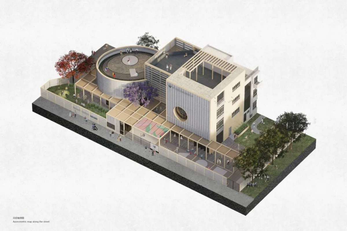 BIM建筑|新安海贝幼儿园改造 / 深圳对角线建筑设计