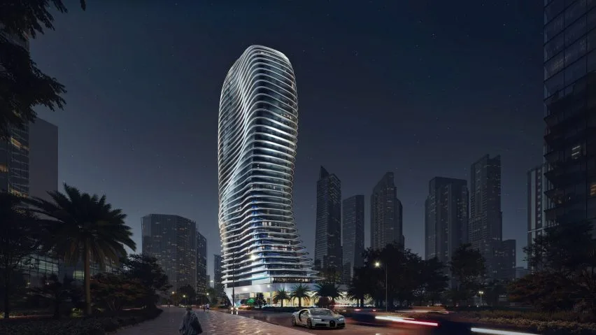 BIM建筑|豪车厂商布加迪设计第一座超高层住宅
