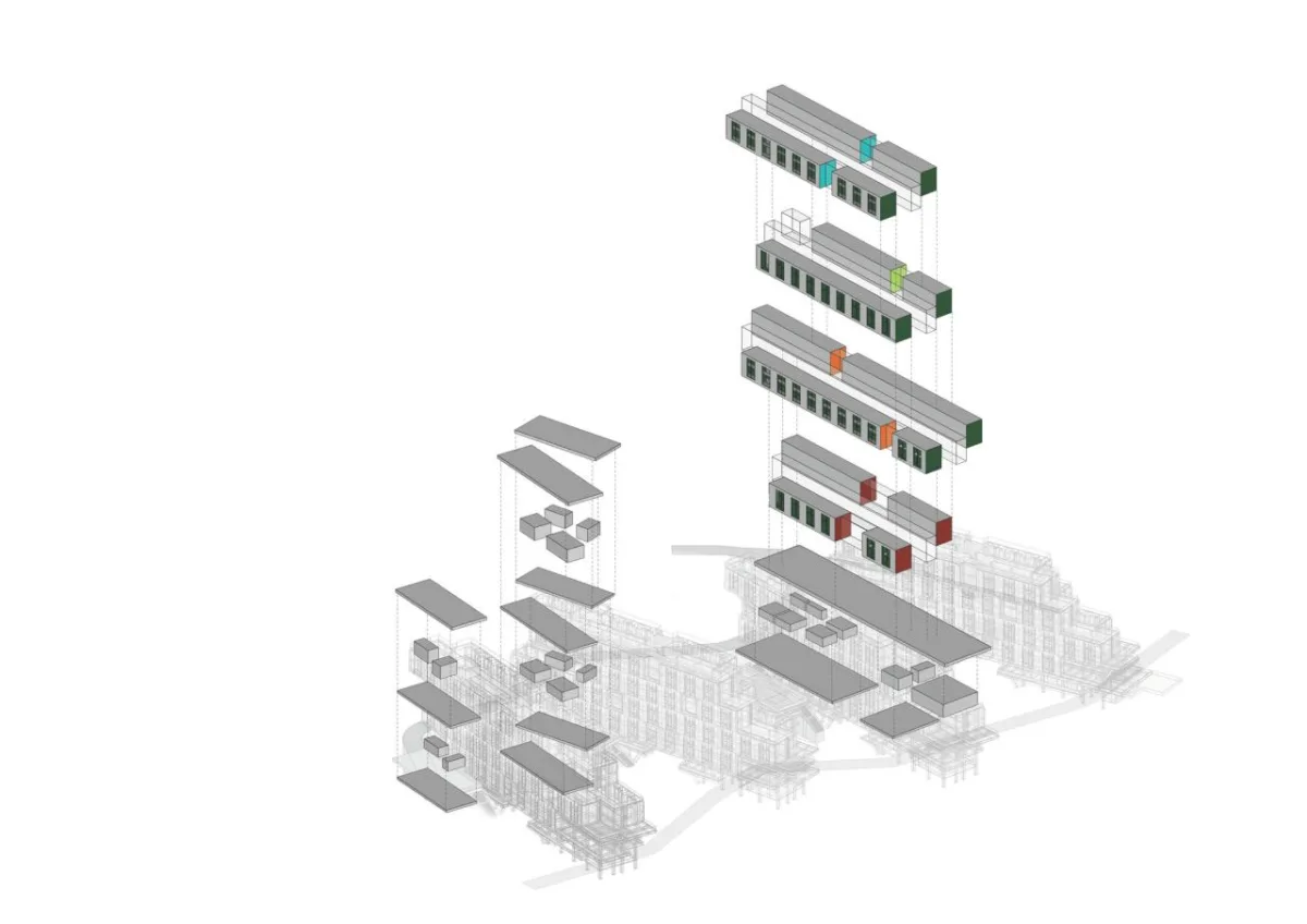 BIM建筑|景德镇艺术职业大学山谷学生公寓 / 清华大学建筑设计研究院