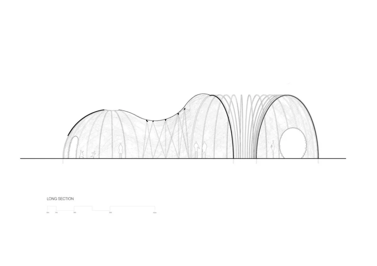 BIM建筑|‘蛹’入口展馆 / Cave Urban