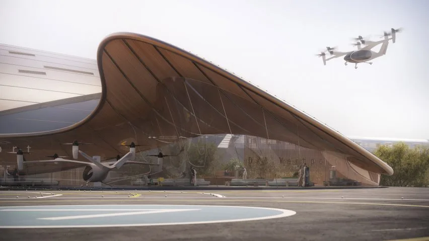 BIM建筑|福斯特为迪拜“空中出租车”设计航站楼