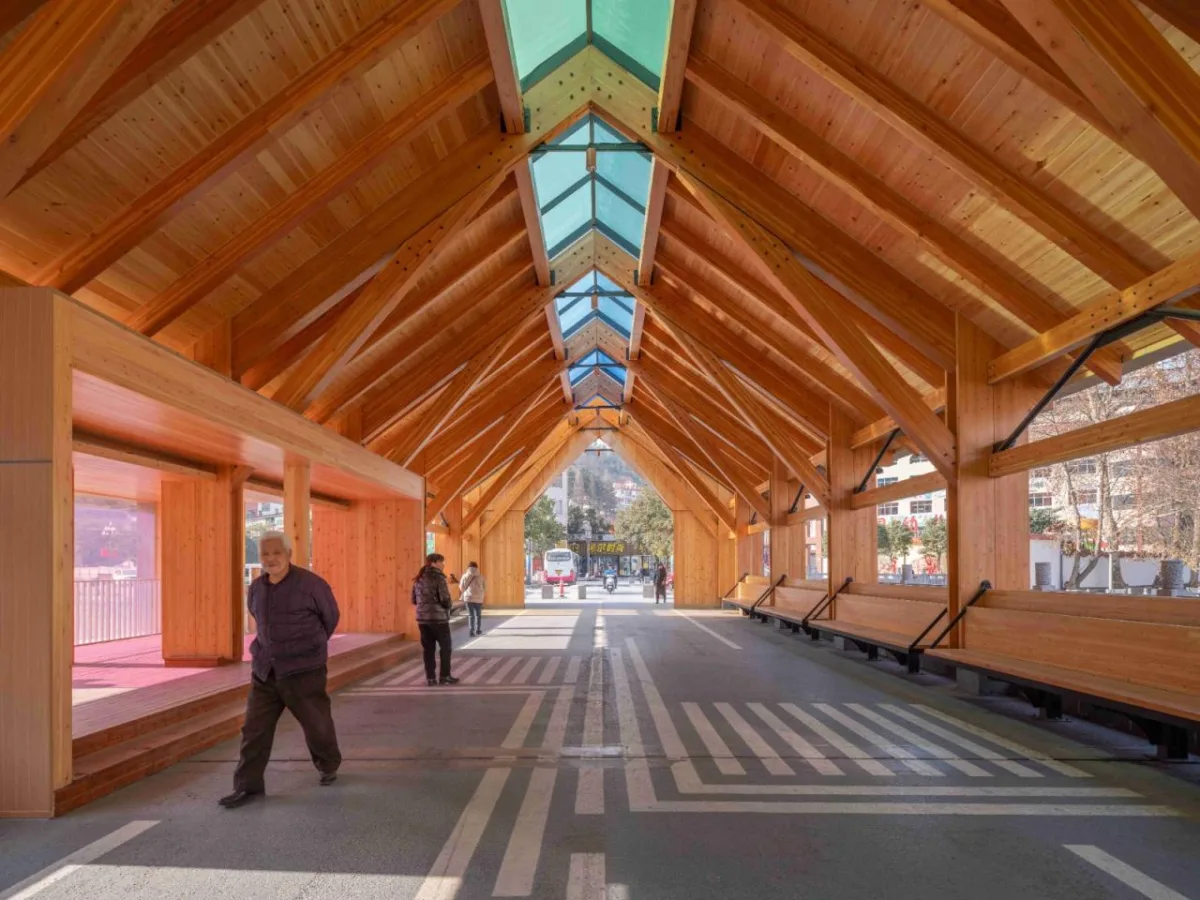 BIM建筑|康县新人字桥及周边商业街更新设计 / 三文建筑 何崴工作室