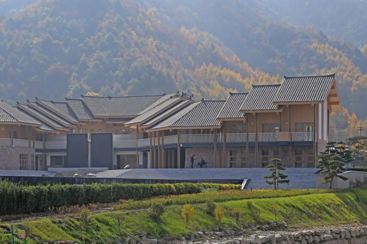 BIM建筑|龙形建筑：康县全域旅游游客集散中心 / 共生建筑Farmerson Architects