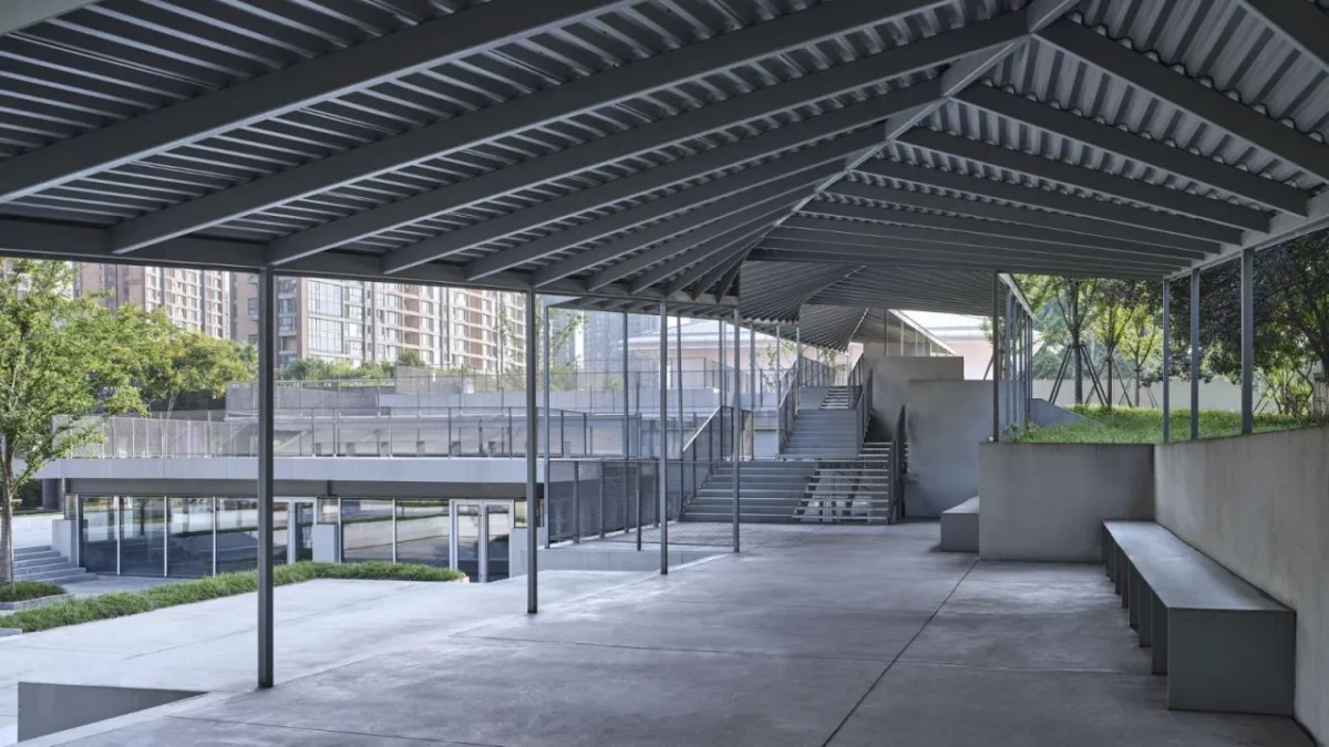 BIM建筑|杭州滨江公共空间·涧石驿与停云驿 / 同济原作设计工作室