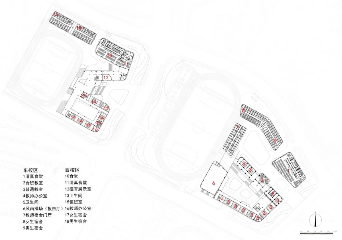 BIM建筑|在山边眺望云朵:云南省玉溪弘玉中学设计记 / 思序产教融合研究中心