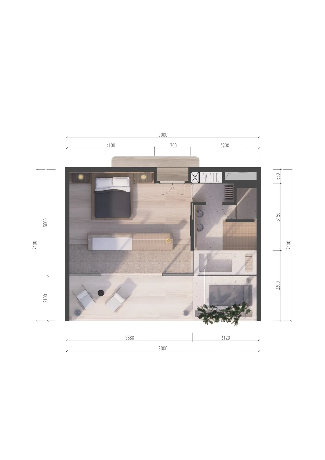 BIM建筑|安若云舍 / BUZZ庄子玉工作室