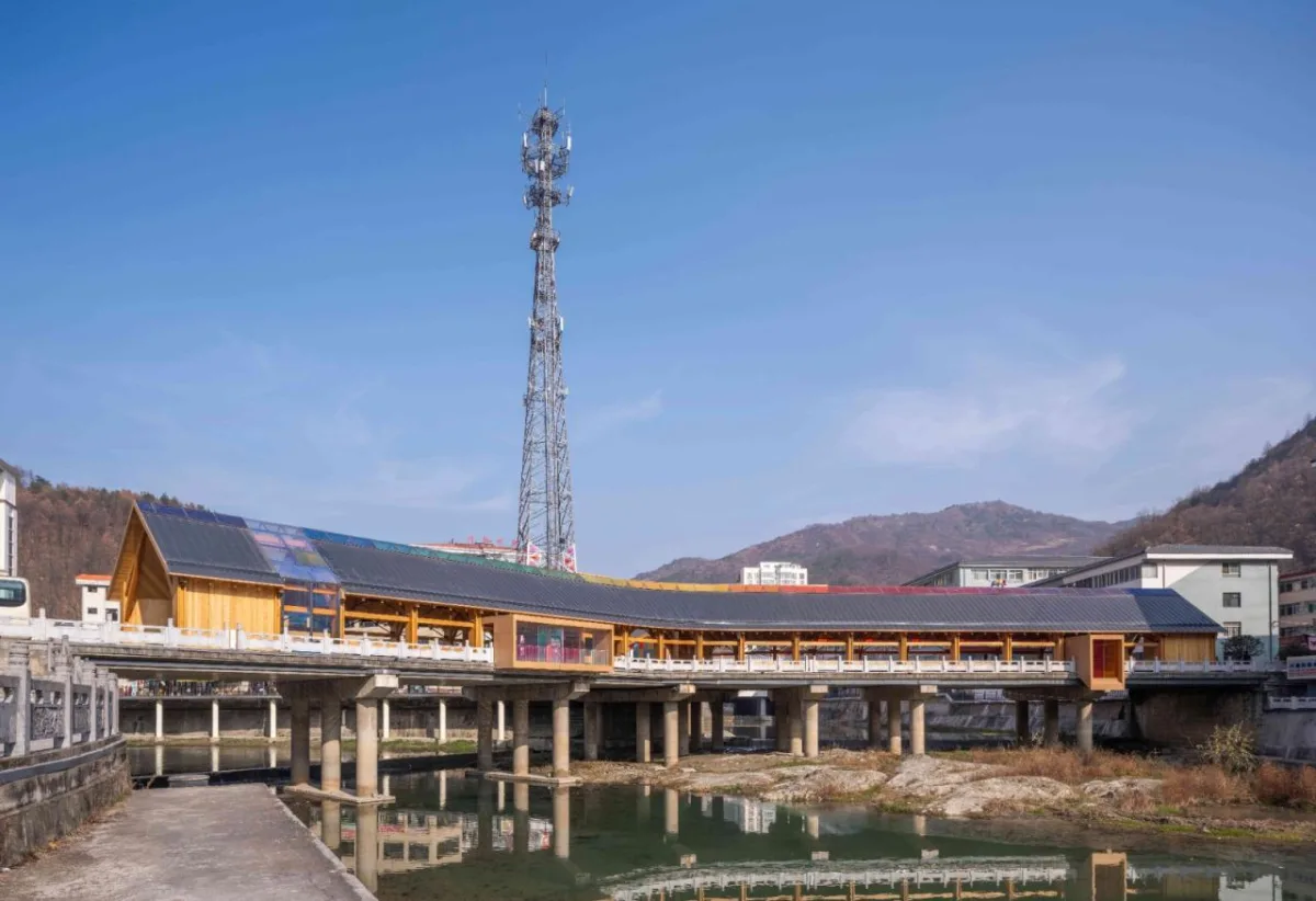 BIM建筑|康县新人字桥及周边商业街更新设计 / 三文建筑 何崴工作室