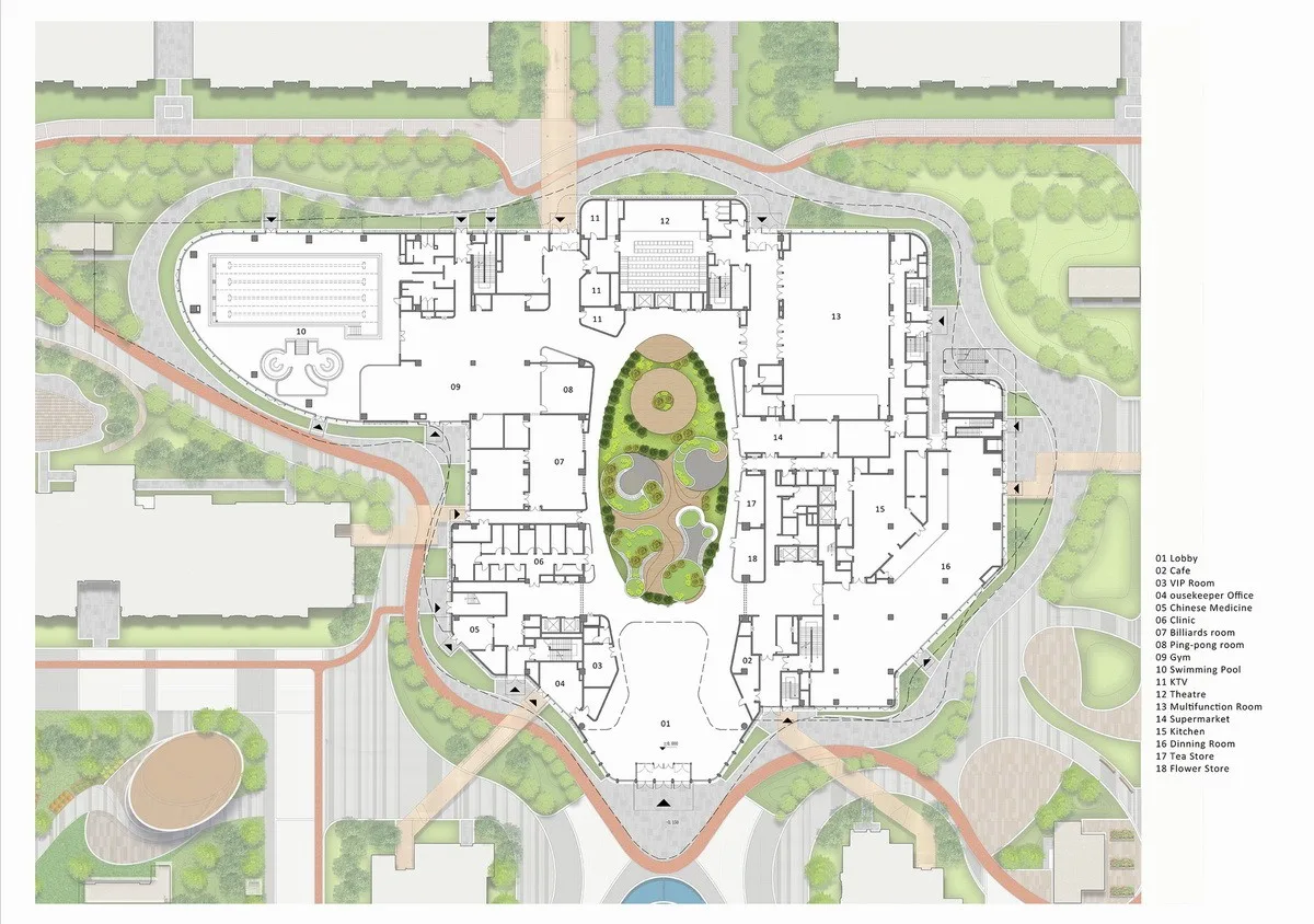 BIM建筑|泰康之家·燕园三期及社区活力中心 / 方未建筑设计+三磊设计