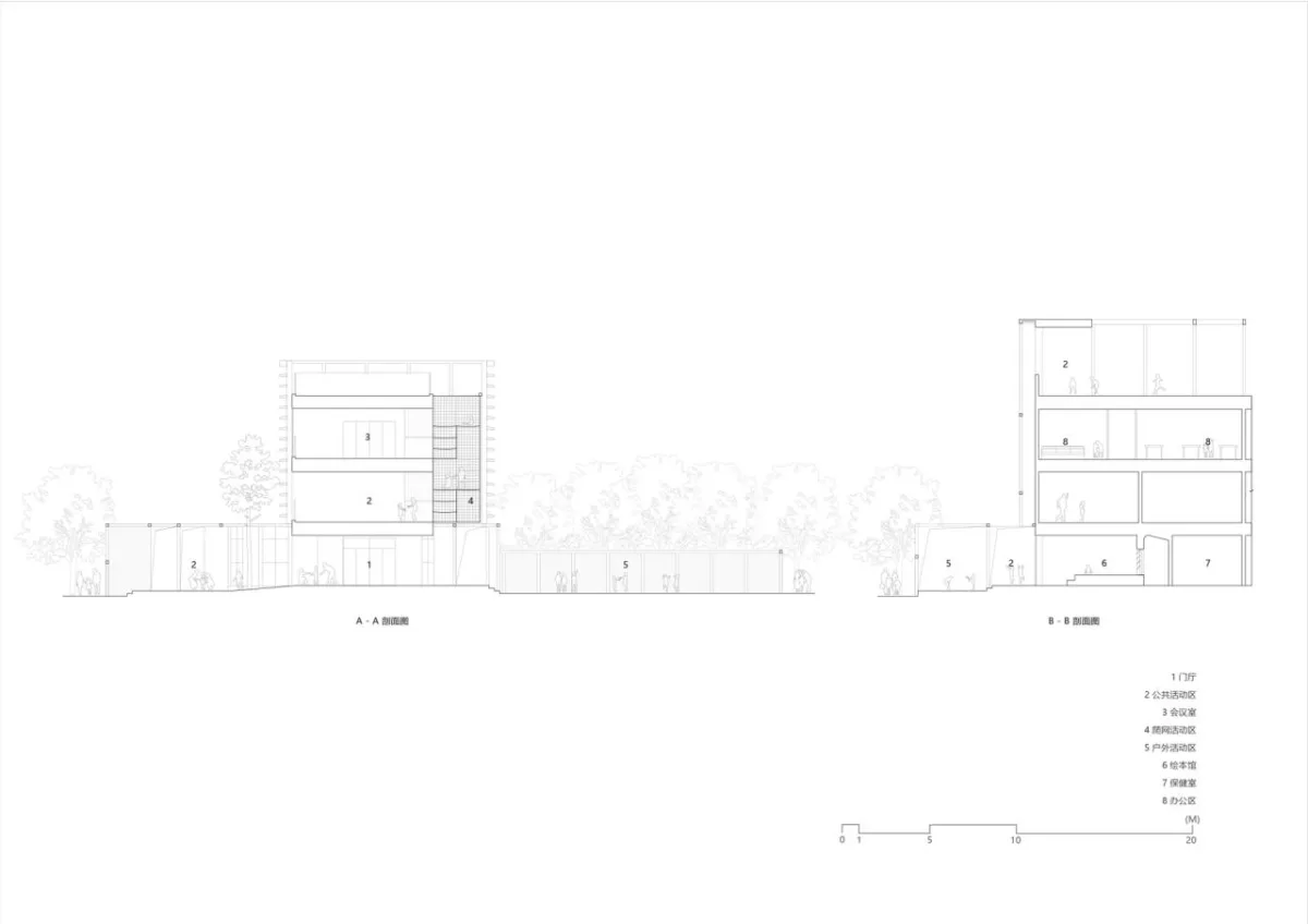 BIM建筑|新安海贝幼儿园改造 / 深圳对角线建筑设计