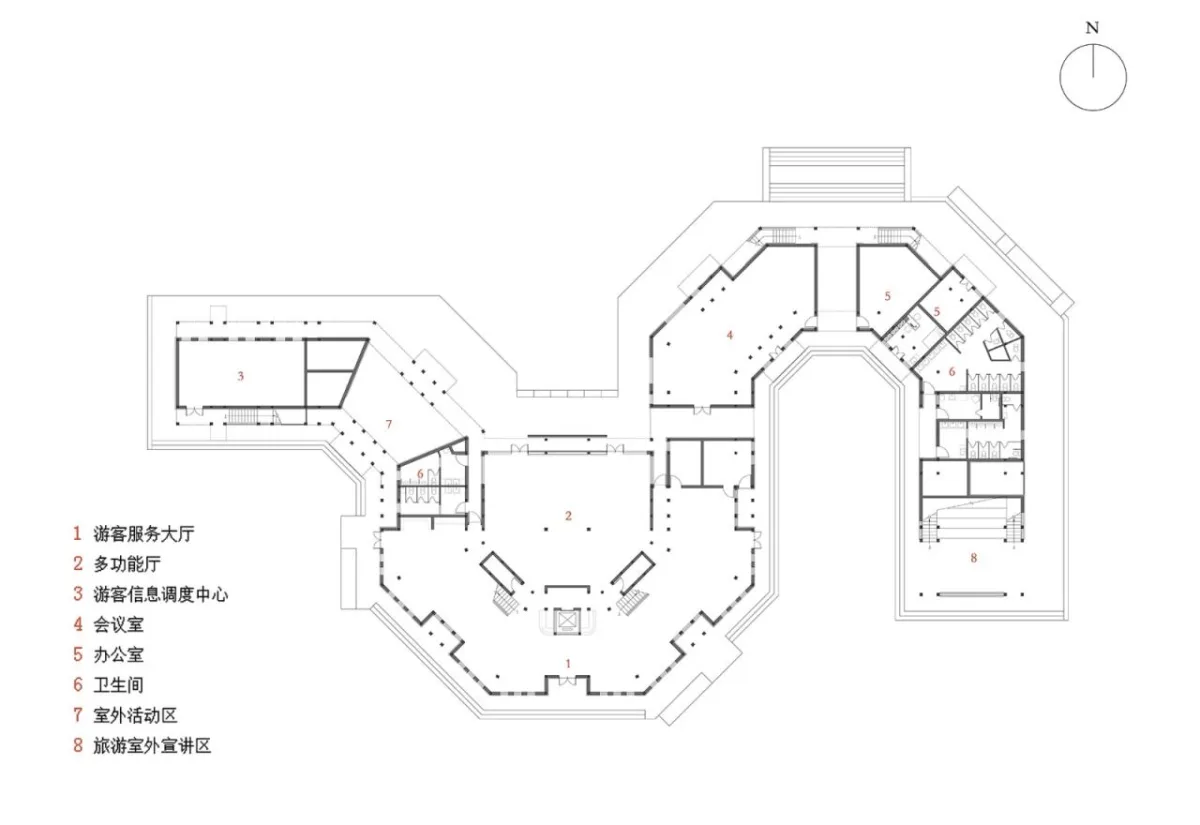 BIM建筑|龙形建筑：康县全域旅游游客集散中心 / 共生建筑Farmerson Architects