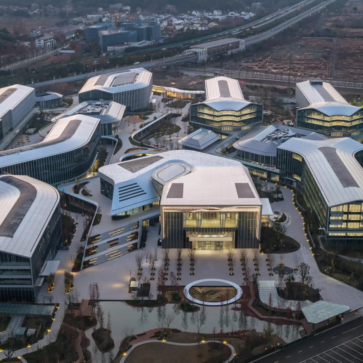 BIM建筑|阿里巴巴达摩院南湖园区 / Aedas