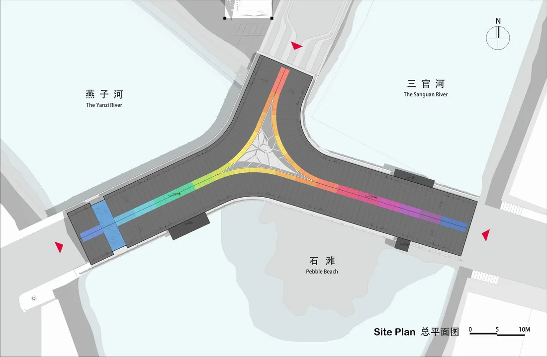 BIM建筑|康县新人字桥及周边商业街更新设计 / 三文建筑 何崴工作室