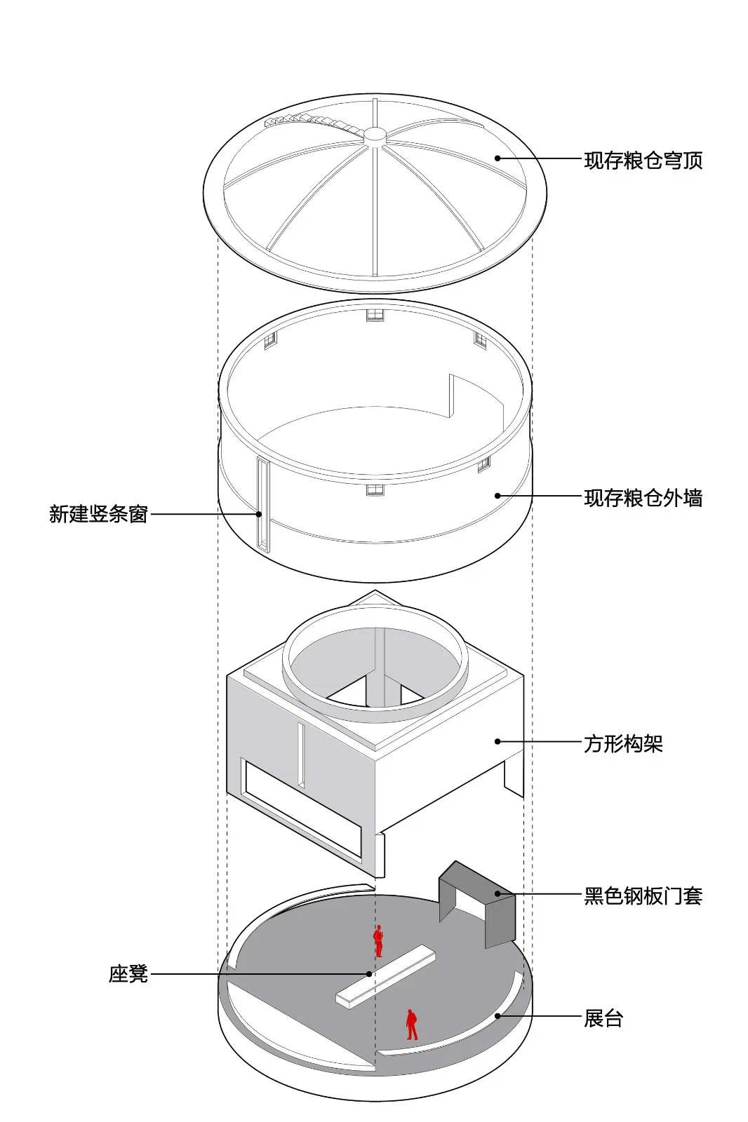 BIM建筑|先锋天下粮仓书店 / 东南大学建筑学院+艺合境建筑设计