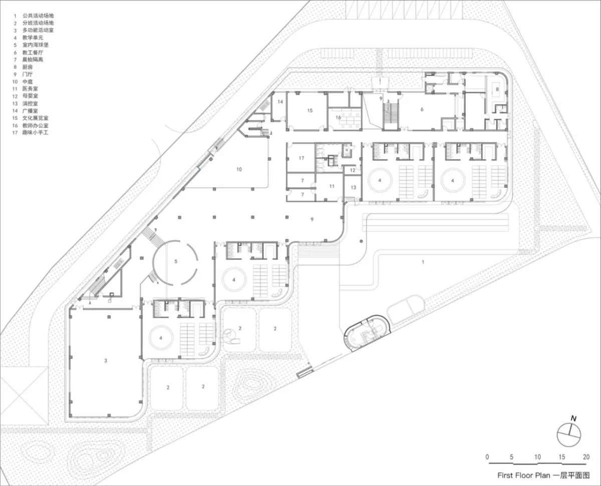 BIM建筑| 临海市协成幼儿园 / 任天建筑工作室
