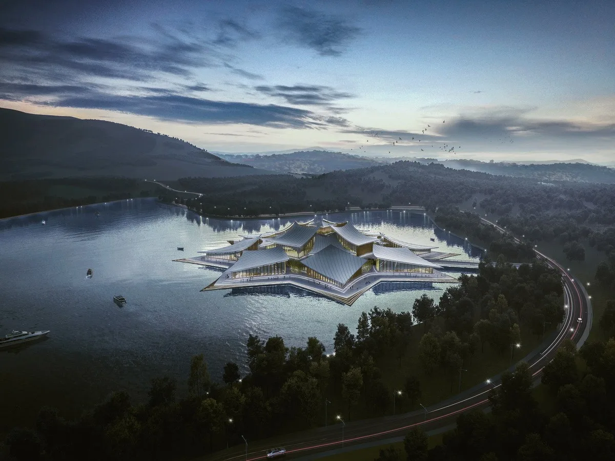 BIM建筑|天府水上会议中心 / MARS Studio 星球建筑事务所