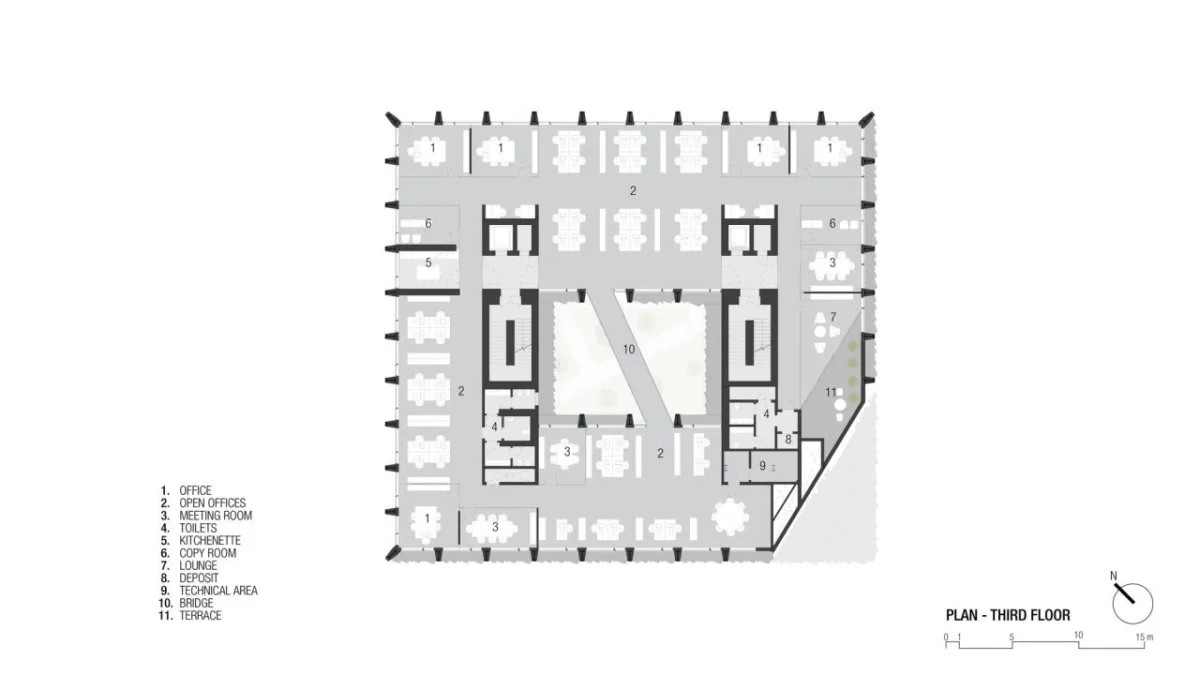 BIM建筑|第二外墙，Bonfiglioli 总部 / Peter Pichler Architecture