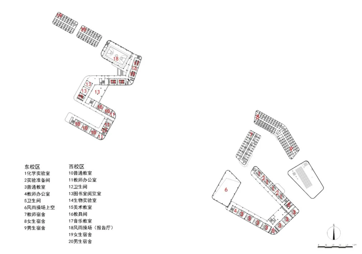 BIM建筑|在山边眺望云朵:云南省玉溪弘玉中学设计记 / 思序产教融合研究中心