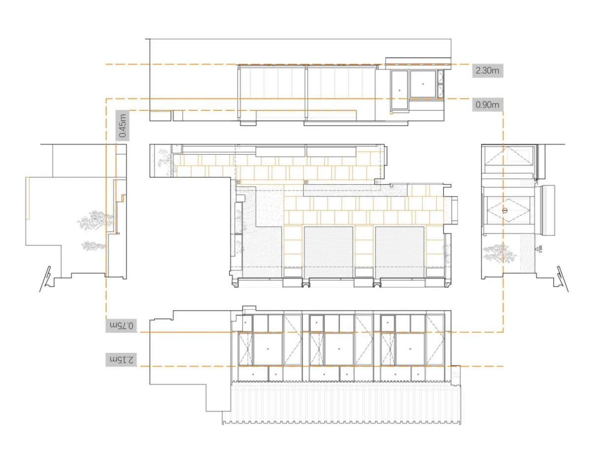 BIM建筑|刘海胡同：合院民宿 / 王维仁建筑设计研究室