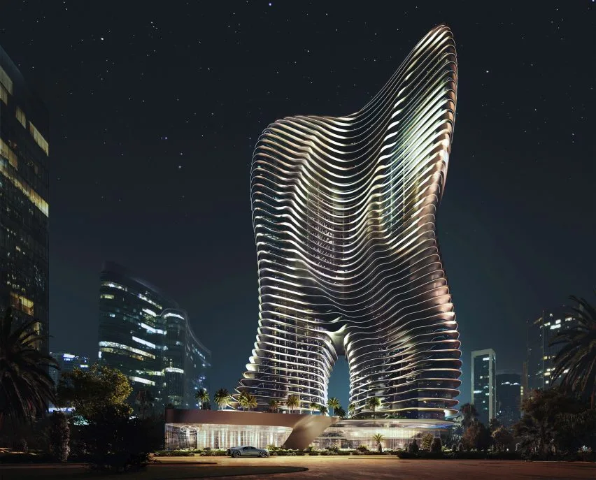 BIM建筑|豪车厂商布加迪设计第一座超高层住宅