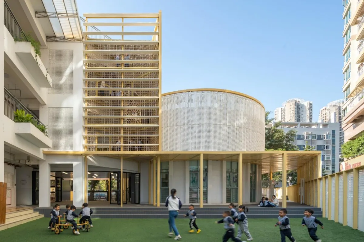 BIM建筑|新安海贝幼儿园改造 / 深圳对角线建筑设计