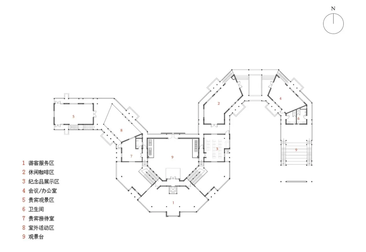 BIM建筑|龙形建筑：康县全域旅游游客集散中心 / 共生建筑Farmerson Architects