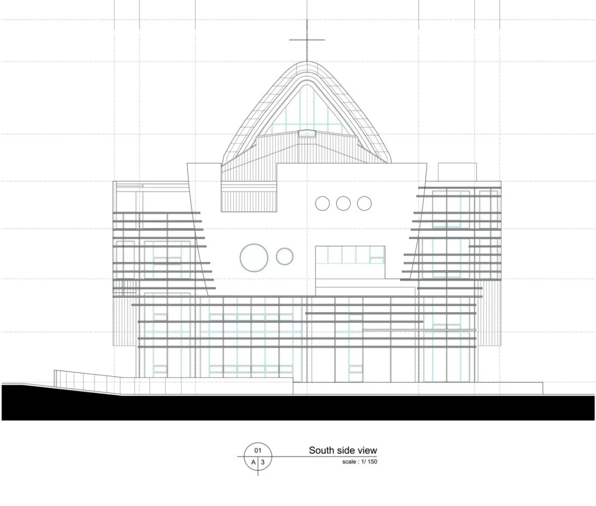 BIM建筑|永宗岛恩诺里教堂 / shinslab architecture