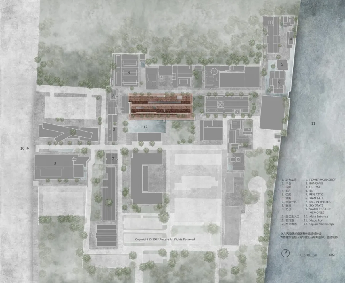 BIM建筑|动力车间 / 本哲建筑