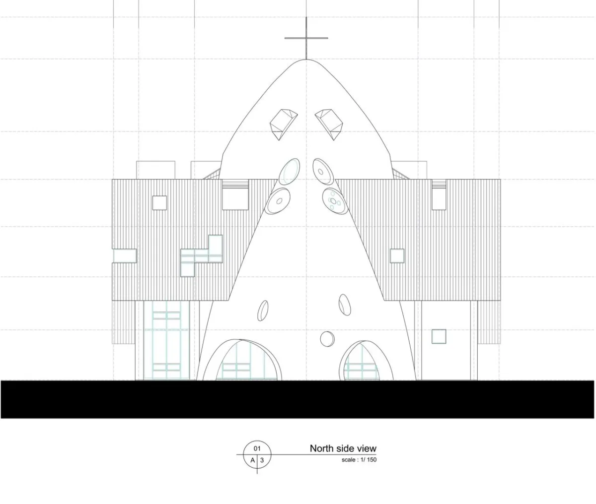 BIM建筑|永宗岛恩诺里教堂 / shinslab architecture