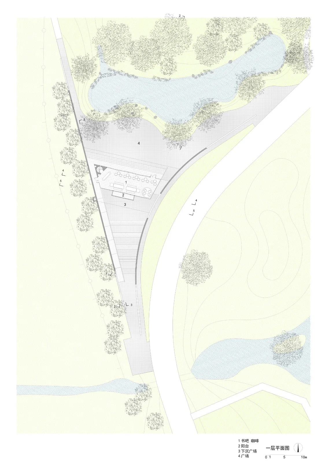 BIM建筑|洱海生态廊道葭蓬村驿站 / 赵扬建筑工作室