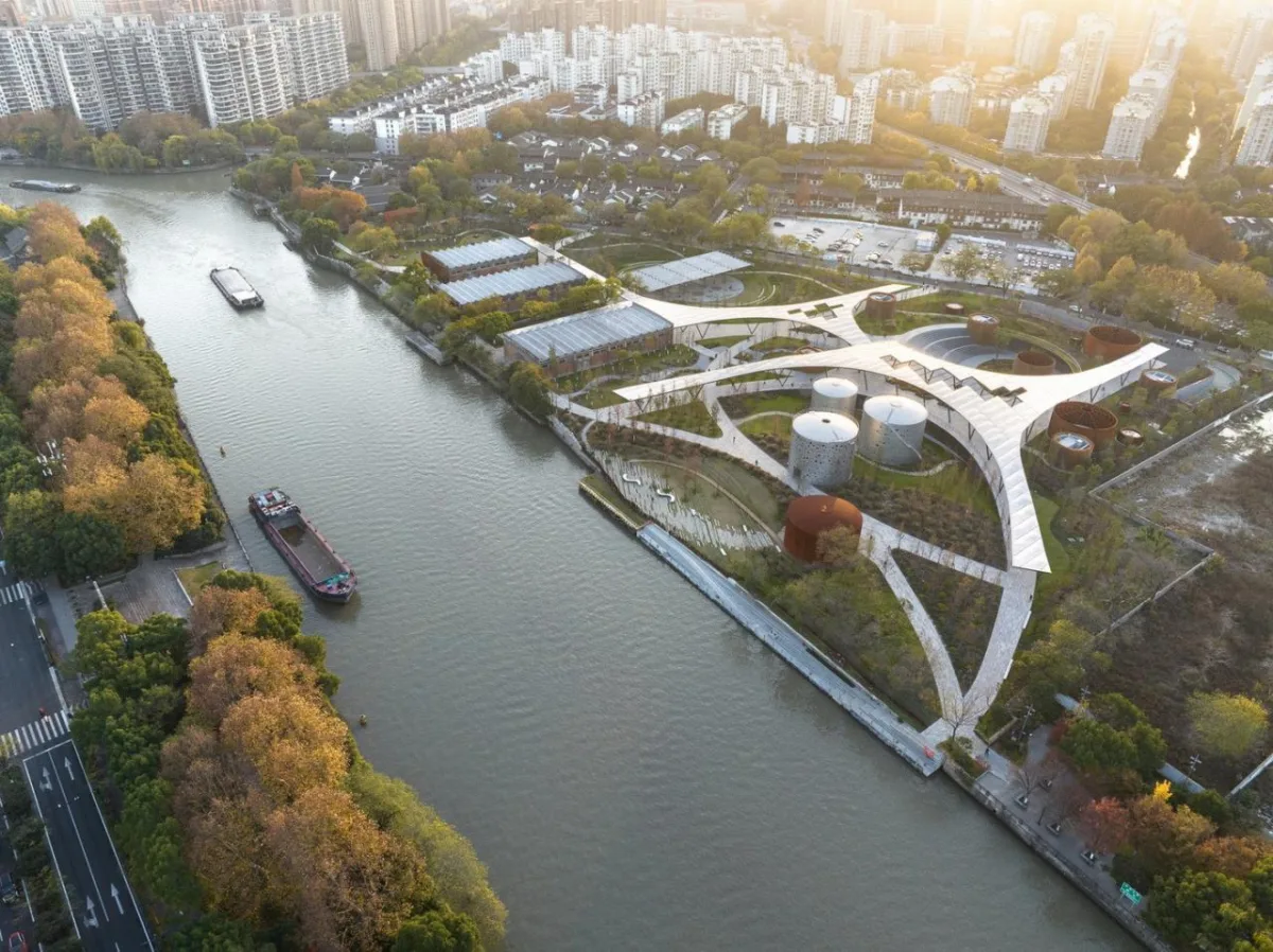 BIM建筑|杭州小河公园 / 隈研吾建筑设计事务所+浙大院