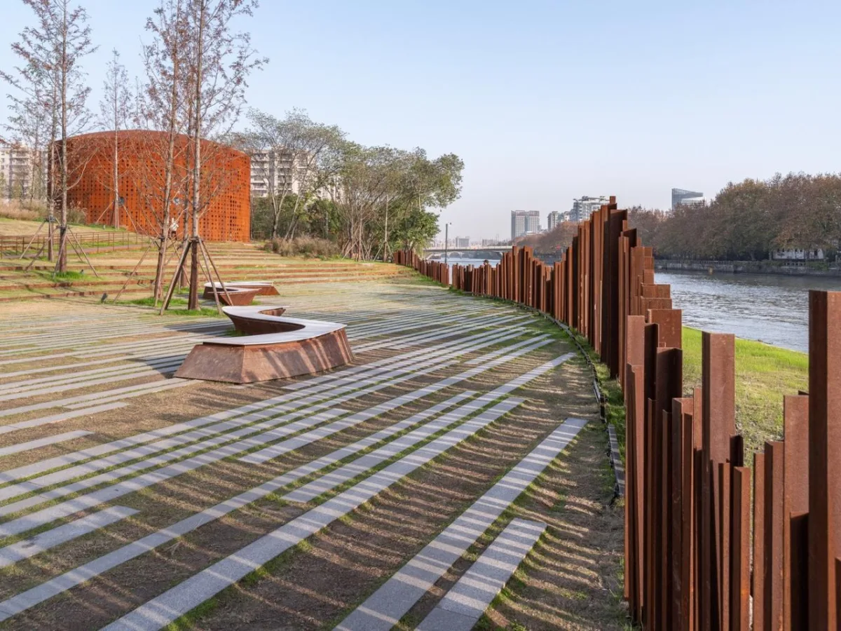 BIM建筑|杭州小河公园 / 隈研吾建筑设计事务所+浙大院