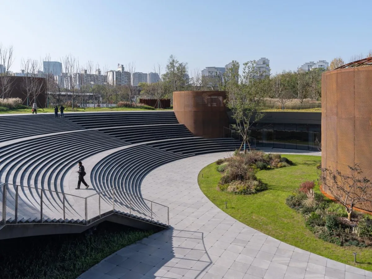 BIM建筑|杭州小河公园 / 隈研吾建筑设计事务所+浙大院