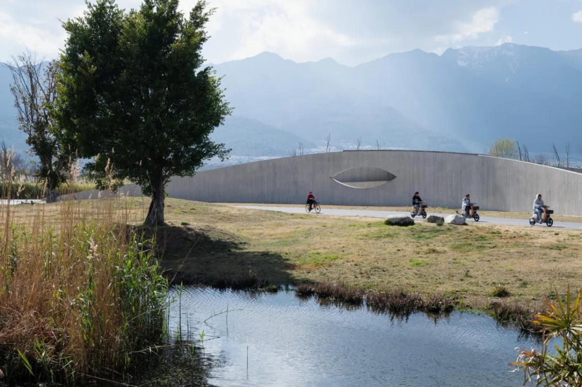 BIM建筑|洱海生态廊道葭蓬村驿站 / 赵扬建筑工作室
