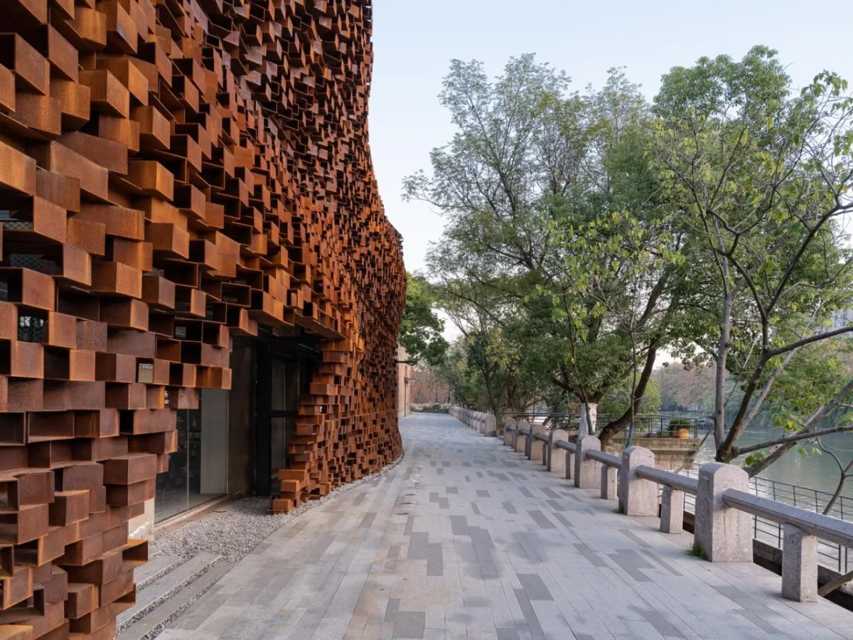 BIM建筑|杭州小河公园 / 隈研吾建筑设计事务所+浙大院