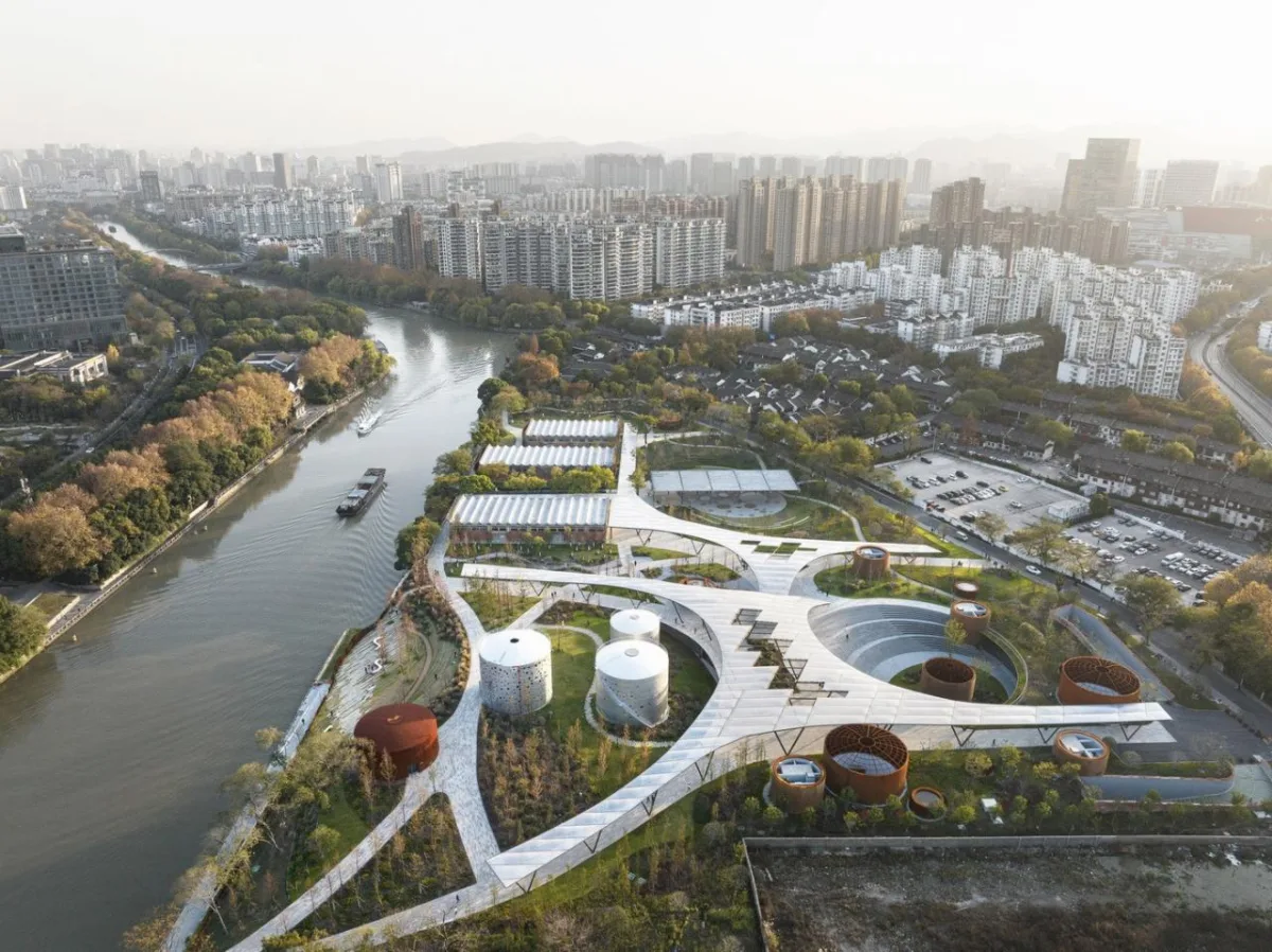 BIM建筑|杭州小河公园 / 隈研吾建筑设计事务所+浙大院