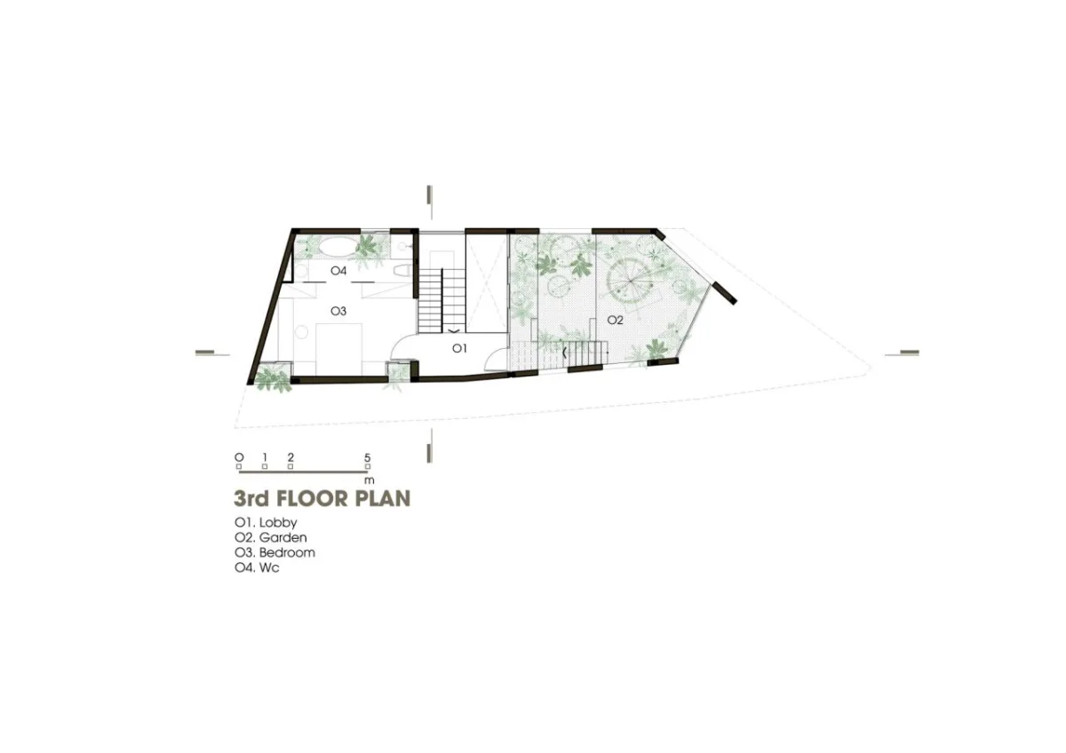 BIM建筑|天空花园别墅 / Pham Huu Son Architects