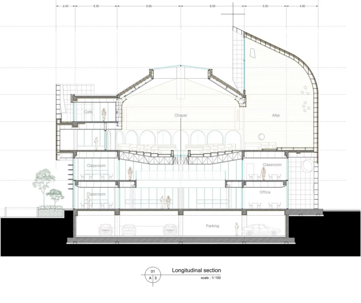 BIM建筑|永宗岛恩诺里教堂 / shinslab architecture