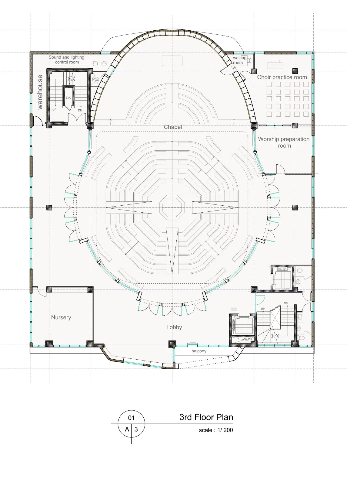 BIM建筑|永宗岛恩诺里教堂 / shinslab architecture